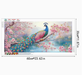 Preview: Diamond Painting Chinesischer Pfau